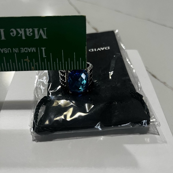 DAVID YURMAN Wheaton Blue Topaz Ring - Picture 4 of 14
